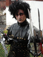 Ken Byrne as Edward Scissorhand - Cincinnati Makeup Artist Jodi Byrne 5